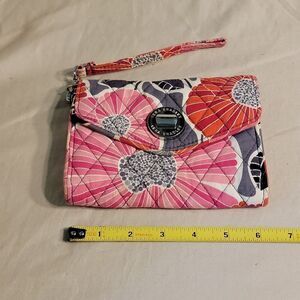 Vera Bradley floral clutch